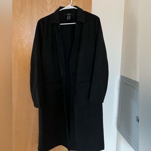 Long black coat